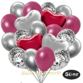 luftballons-50er-pack-14-silber-konfetti-und-15-metallic-burgund-15-chrome-silber-3-folienballons-burgund-und-3-folienballons-silber