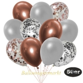luftballons-50er-pack-8-rosegold-7-silber-konfetti-und-18-metallic-silber-17-chrome-kupfer