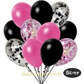luftballons-50er-pack-8-pink-konfetti-7-schwarz-konfetti-und-18-metallic-pink-17-metallic-schwarz