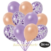 luftballons-50er-pack-15-flieder-konfetti-und-18-metallic-lila-17-metallic-lachs