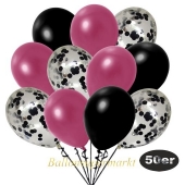 luftballons-50er-pack-15-schwarz-konfetti-und-18-metallic-burgund-17-metallic-schwarz