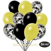luftballons-50er-pack-15-schwarz-konfetti-und-18-metallic-gelb-17-metallic-schwarz