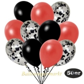 luftballons-50er-pack-15-schwarz-konfetti-und-18-metallic-warmrot-17-metallic-schwarz