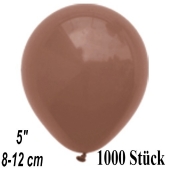 Luftballons 12 cm, Mocca, 1000 Stück