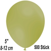 Luftballons 12 cm, Olivgrün, 500 Stück