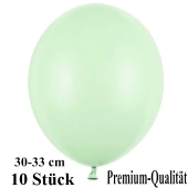 Premium Luftballons aus Latex, 30 cm - 33 cm, pistazie, 10 Stück