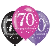 Pink Celebration 70, Luftballons zum 70. Geburtstag