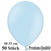 Premium Luftballons aus Latex, 30 cm - 33 cm, babyblau 50 Stück