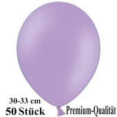 Premium Luftballons aus Latex, 30 cm - 33 cm, Lila, 50 Stück
