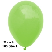 Luftballon Apfelgrün, Pastell, gute Qualität, 100 Stück