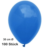 Luftballon Blau, Pastell, gute Qualität, 100 Stück