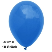 Luftballons 28-30 cm, Blau, 10 Stück, preiswert und günstig