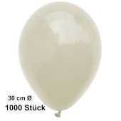 Luftballon Elfenbein, Pastell, gute Qualität, 1000 Stück