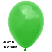 Luftballon Grün, Pastell, gute Qualität, 10 Stück