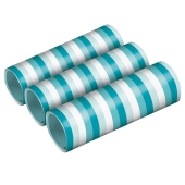 3 Rollen Luftschlangen Aqua Glamor