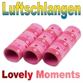 Luftschlangen Lovely Moments, 3 Rollen, zu Valentinstag und Liebe