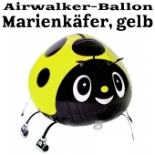 Airwalker Luftballon, Marienkäfer, mit Helium laufender Tier-Ballon