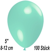 Luftballons 12 cm, Aquamarin, 100 Stück