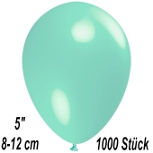 Luftballons 12 cm, Aquamarin, 1000 Stück
