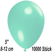 Luftballons 12 cm, Aquamarin, 10000 Stück