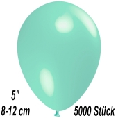 Luftballons 12 cm, Aquamarin, 500 Stück