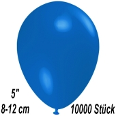 Luftballons 12 cm, Blau, 10000 Stück