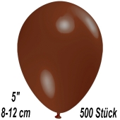 Luftballons 12 cm, Braun, 500 Stück