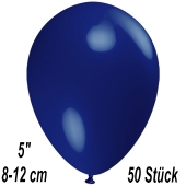Luftballons 12 cm, Dunkelblau, 50 Stück