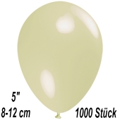 Luftballons 12 cm, Elfenbein, 1000 Stück