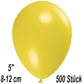 Luftballons 12 cm, Gelb, 500 Stück