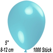 Luftballons 12 cm, Hellblau, 1000 Stück