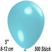 Luftballons 12 cm, Hellblau, 500 Stück