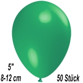 Luftballons 12 cm, Dunkelgrün, 50 Stück
