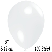 Luftballons 12 cm, Transparent, 100 Stück