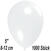 Luftballons 12 cm, Transparent, 1000 Stück