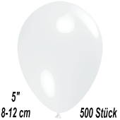 Luftballons 12 cm, Transparent, 500 Stück