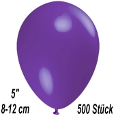 Luftballons 12 cm, Violett, 500 Stück