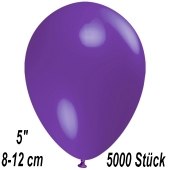 Luftballons 12 cm, Violett, 5000 Stück