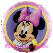 Minnie Maus Portrait Luftballon aus Folie inklusive Helium