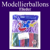 Modellierballons, Flieder, 100 Stück