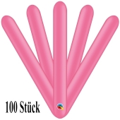 Qualatex Modellierballons, 260 Q, 100 Stück, Pink