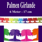 Palmen Girlande, 6 Meter lang