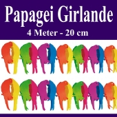 Papagei Girlande