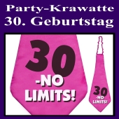 Partykrawatte zum 30. Geburtstag