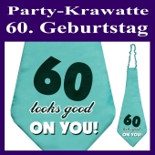 Partykrawatte zum 60. Geburtstag