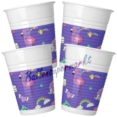 Minnie Maus Einhorn Partybecher