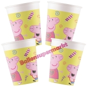 Peppa Wutz Partybecher