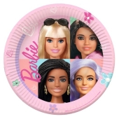 Partyteller Barbie zum Kindergeburtstag, 8 Stück