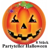 Partyteller Halloween Kürbis