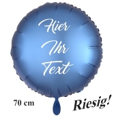 personalisierter-rundluftballon-satin-blau-70cm